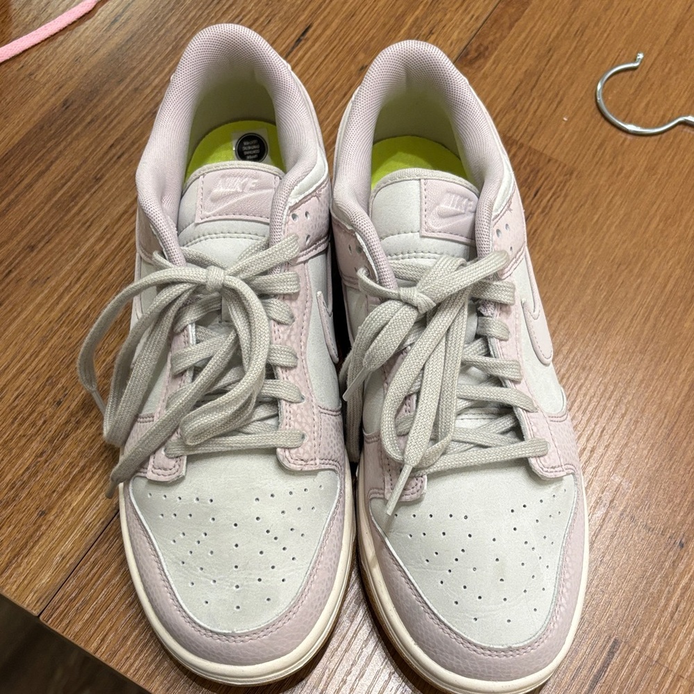 Nike Women's Sneakers in Soft Pink and Cream